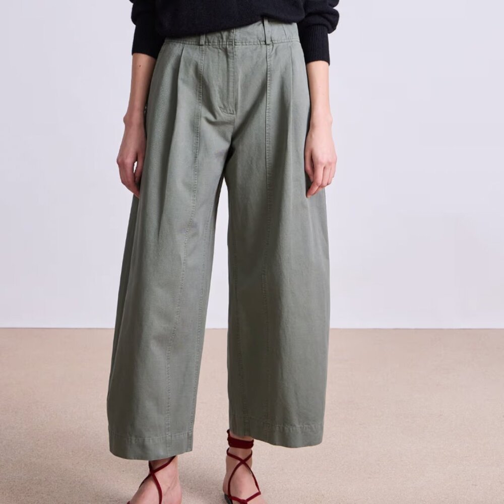 Apiece Apart Cybil Thyme Linen Trouser - NWT